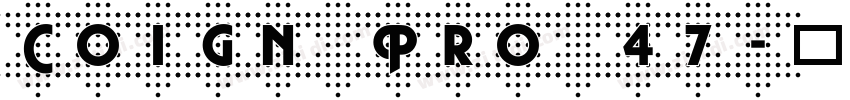 Coign Pro 47字体转换